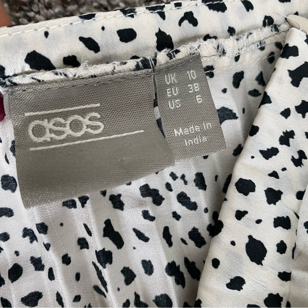 ASOS Black and White Polka Dot Skirt - Picture 4 of 9